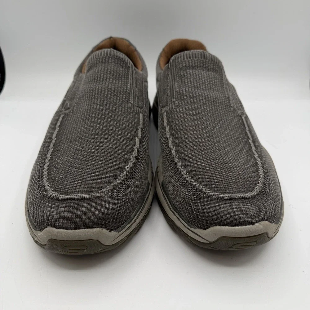 Skechers Expected 2.0 Cowen Shoes Mens‎ 13 Black Slip On Comfort Loafers 204478
